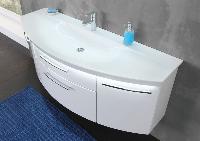 Puris Classic Line, тумба под раковину 1200 мм, цвет белый высокоглянцевый