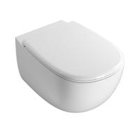 GLOBO Daily Унитаз подвесной безободковый 53*35сх33 см, с системой скрытого крепежа, цвет белый (СПЕЦЦЕНА с нашего склада!)