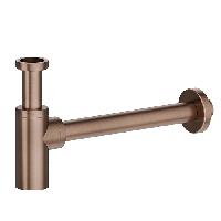 Newform X-Steel 316 Сифон для раковины под донный клапан, L=300 мм цвет: PVD Brushed copper bronze
