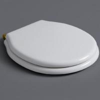 SIMAS Londra Сиденье для напольного унитаза, белый петли золото