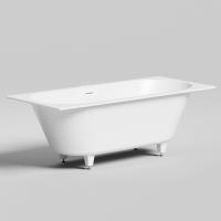 Salini ORNELLA AXIS KIT 180 Встраиваемая ванна 1800х800х600мм, прямоуг. ,мат-л: S-Stone, дон. кл. "Up&Down",слив -перел.белый матовый