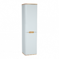 Пенал Sentо, с корзиной для белья, 40 см, цвет матовый белый, правосторонний  (ножки 61069 заказываются отдельно)