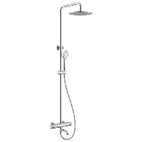 NEMO NM-9012BN Душевая колонна термостатическая, с изливом, с ручным (ABS) и верхним душем (250 мм)