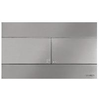 Duravit DuraSystem Beta 140 Клавиша смыва для унитаза, сталь брашированная (Спец.цена из наличия)