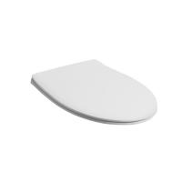 Simas Lft Spazio Сиденье для унитаза SLIM, цвет белый/хром (микролифт) (Продается в комплекте с унитазом)