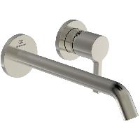 Ideal Standard Joy Cмеситель для раковины, встраиваемый, излив: 22.5см, без комплектом №1 A1313NU, цвет: PVD Silver Storm