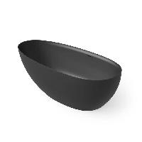 DEA DESIGN Edge Ванна отдельностоящая 160x76xh56 см, материал: Solid Surface искуственный камень, цвет: Black №16