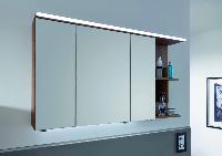 Puris Purefaction, зеркальный шкаф (3 двери) с LED подсветкой 1200 мм правый, цвет дуб чарлстон