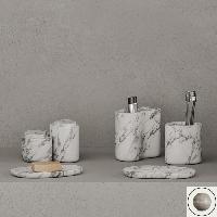 DEA DESIGN Контейнер с крышкой настольный 150х92хh85 мм, цвет Stone Silk