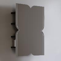 Devon Papillon cabinet  Зеркало шкаф 550xh800x140 мм с деревянными полками