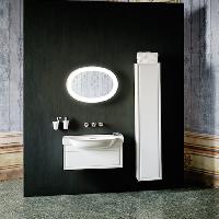 Laufen New Classic Раковина накладная овальная 800х480х75 мм, без отв под смеситель,с переливом, цвет белый