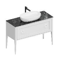 Kerama Marazzi Тумба PLAZA Classic NEO напольная 1+1 ящик 120, белая матовая