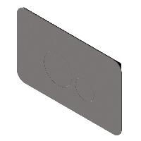 Ritmonio Toilet accessories Панель смыва для инсталляции Geberit: Sigma 8, Sigma 12; Tece: 2003-2020, 2021-Now; Viega: 3H, 3L, 3F, цвет: Brushed