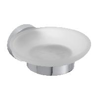 Мыльница OMEGA стеклянная  115x135x55мм