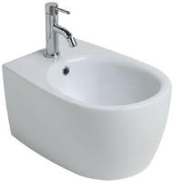 Neroceramica Round, биде подвесное 50,5х35, цвет белый