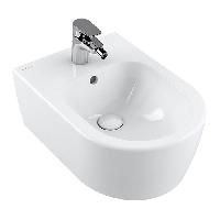 Villeroy&Boch Avento Биде подвесное 370*530*395, с 1 отв. под смеситель, цвет альпийский белый