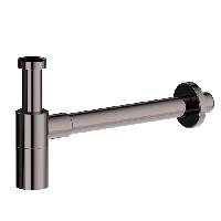 Newform  Сифон для раковины, регулируемый по высоте  D=32 мм - длина=300 мм, цвет:  PVD gun metal