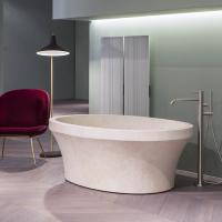 ANTONIO LUPI EPOQUE Ванна отдельностоящая 1800х920х550 мм., с нажимным донным клапаном, Pietra Luna