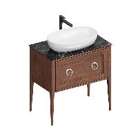 Kerama Marazzi Тумба PLAZA Classic NEO напольная 1+1 ящик 80, орех матовый