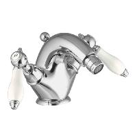 FIMA|Carlo Frattini Herend Смеситель для биде, на 1 отверстие, с донным клапаном, цвет хром