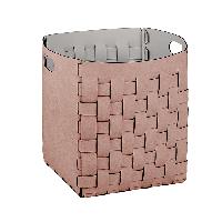 ADJ Корзинка Bottega, 35x35xH40 см., цвет: пепельная роза/устричный