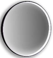 Xpertials Noa Redondo, зеркало Ø80 см, 1 датчик: LED подсветка с регулировкой яркости, профиль черный матовый