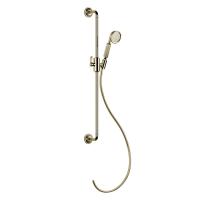 GESSI VENTI20 Штанга для душа 800 мм., с ручным душем и шлангом 1500 мм., цвет Brass PVD