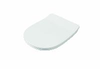 Hidra My, быстросъемное тонкое сиденье с микролифтом, цвет белый глянцевый