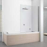 NOVELLINI YOUNG Шторка на ванну 120*151,6см, правая DX, стекло прозрачное, профиль хром