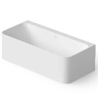 DEA DESIGN Modern Ванна отдельностоящая 160x80xh56 см, материал: Solid Surface искуственный камень, цвет: White №18
