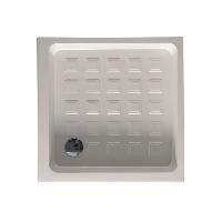 KERASAN Retro поддон угловой квадратный 80х80см, диаметр слива 90, цвет белый