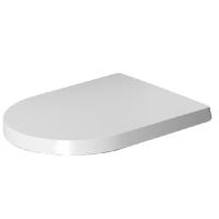 Duravit ME by Starck Сиденье для унитаза укороченного, петли: нерж. Сталь, без микролифта, Цвет: Белый (Спец.цена из наличия)