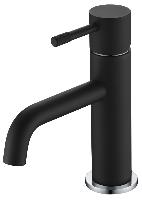 Смеситель для умывальника, Uno. Black Chrome