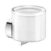 Keuco REVA Дозатор для мыла, 140 ml, управление снизу, скрытый крепеж, для привинчивания или приклеивания цвет: хром/хрусталь матовый