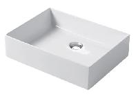 Disegno ceramica Slim, накладная прямоугольная раковина 50х38хh12 см, цвет beaver