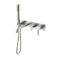 NEMO NM-2353BN Смеситель из стены для ванны BRUSH NICKEL