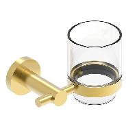 NEMO NM-01021BG Стакан настенный, BRUSH GOLD