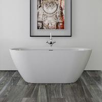 Knief Form XS Ванна отдельностоящая 155х75х60см, (перелив щелевой), без слива-перелива, цвет белый матовый (продавать со сливом 0100-091-06)