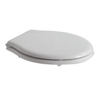 GLOBO Paestum Сиденье для унитаза, полиэстр, цвет белый/хром, микролифт
