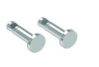 Cordivari Stefania, 2 крючка, цвет хром