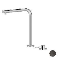 Newform XT Смеситель для кухни на 1 отв, излив 220 мм, цвет: PVD Brushed Gun metal