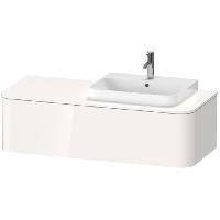 Duravit Happy D.2 Plus Раковина 600х460мм с переливом, 1 отв под смес,  выпуск с керам. покрытием цвет белый (Спец.цена из наличия)