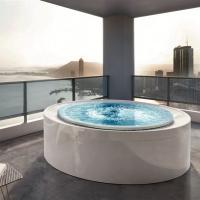 Gruppo Treesse Fusion Spa 200 Минибассейн Ø2000x670 мм., Г/М, нагреватель 3kw, фильтр песок, хромо-wя, озон. дезинф. внешняя панель VTR, цвет белый