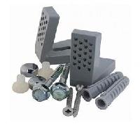 Globo крепеж горизонтальный для напольных унитазов/биде и полуколонн, цвет заглушек золото