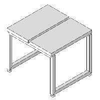 Eﬀegibi Linea Alu Скамейка 2 сегмент 54x48x Н: 45см, отделка: тик