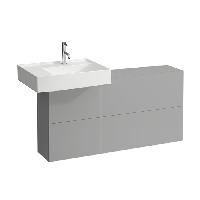 Laufen Kartell Тумба под раковину слева, 1200х270х610мм, с 1 дверцей и 2 створками, цвет: сланцево-серый