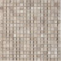 pixmosaic PIX 255 White Wooden, чип 15х15 мм, сетка 305х305x4 мм, Матовая