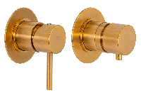 Смеситель для душа Remer X Style X96D3BG, золото брашированное