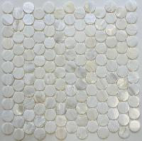 pixmosaic PIX752 из натурального перламутра, чип 25 мм, сетка 285х295х2 мм
