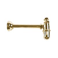 Kerasan Waldorf/Retro Сифон для раковины Classic 1`1/4, цвет: золото